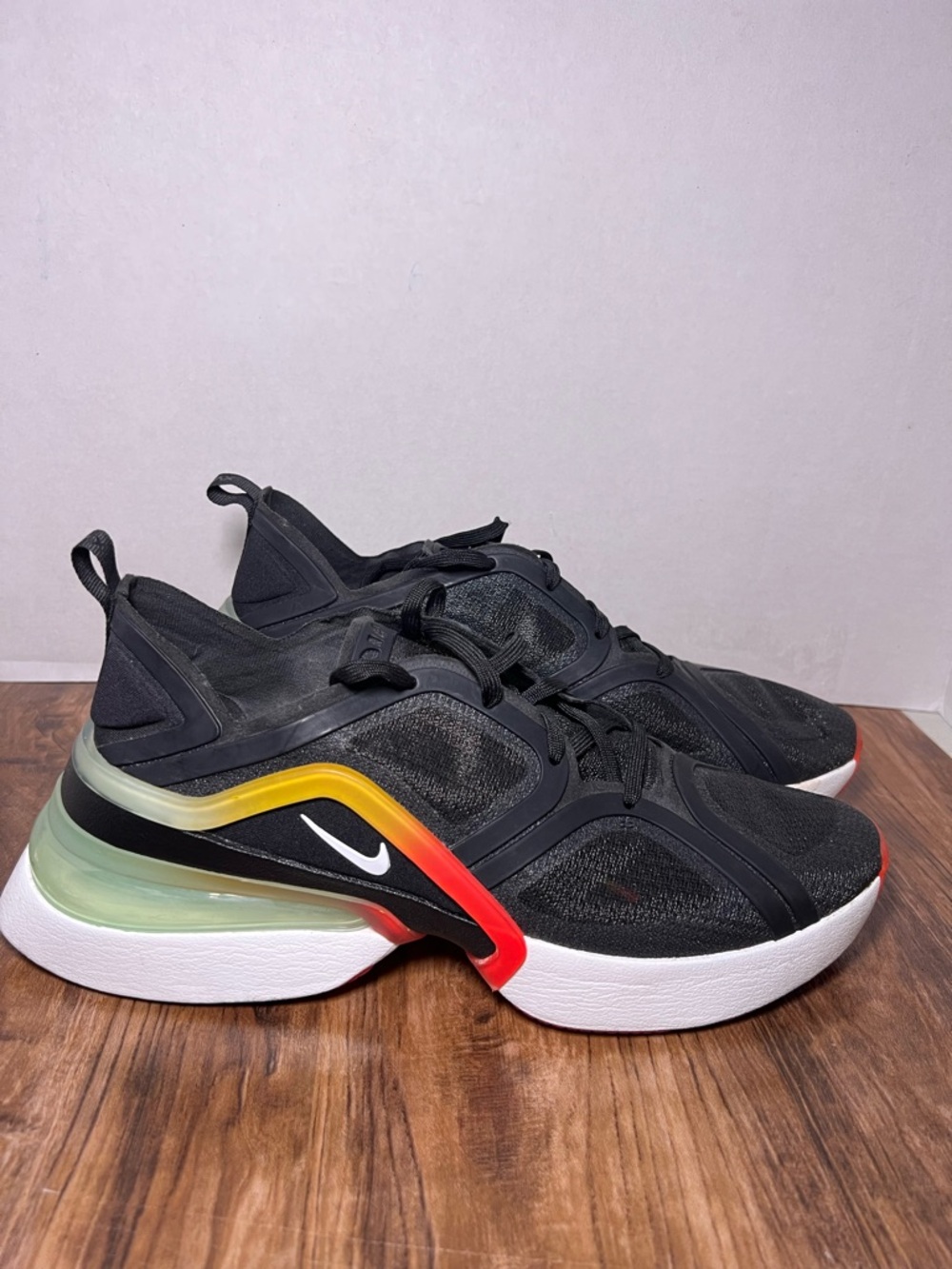 Nike Women's Air Max 270 XX 'Black Crimson Topaz Sz 9.5 Narrow CU9430-001
